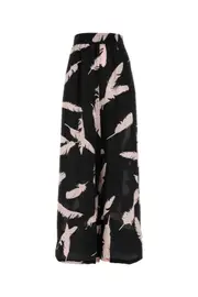 [ALEXANDER MCQUEEN] Pants 40 Black: Ice Pink