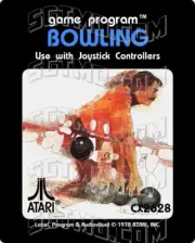 Atari 2600 Replacement Label - Bowling