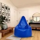 4XL Chair Bean Bag Cover Without Beans Blue