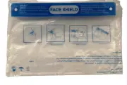 50-Pack Disposable Face Shields – Full Face Protection – Anti-Fog – Lightweight