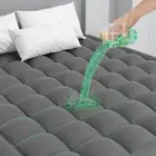Waterproof Quilted Mattress Pad Cooling Bed Cover Matress Protector Deep Fitted
