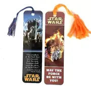 Star Wars Bookmarks with Tassel featuring Luke Skywalker, Leia, Stormtroopers