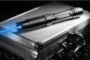 Adjustable Focus 488nm-200 Visible Cyan Laser Pointer Light Flashlight Beam