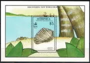 Stamps Dominica 1990 Columbus Discovery América Upae yvert HB 166 sellos