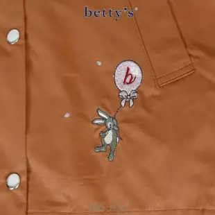 【betty’s 貝蒂思】氣球兔兔刺繡連帽抽繩外套(共二色)