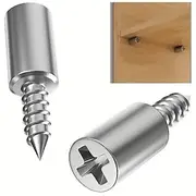 20PCS Shelf Support Pegs - Self-Tapping Screws for Kitchen Cabinet Bookcase Closet Shelves - Sturdy Adjustable and Easy-to-Install Furniture Accessories