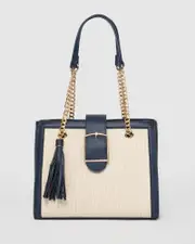 Multi Colour Megan Weave Tote Bag