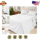 Crisp Percale Twin XL Sheet Set - Lightweight & Breathable Organic Bedding