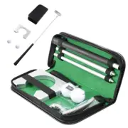 Golf Putting Practice Set Kit with Ball Hole-Cup Indoor Golf Putter Trainer Aid