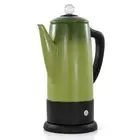ELITE EC185 VINTAGE GREEN 12 CUP PERCOLATOR
