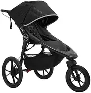 Baby Jogger Summit Stroller (Midnight Black) - Prams & Strollers, Running Pram, High Impact All-Wheel Suspension, Newborn Ready seat, Compact Quick-Fold Technology