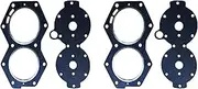 2 pcs 318358 318335 Head Gasket and Cover Gasket Set Replacement Evinrude/Johnson V4 85-140 HP