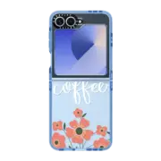 Galaxy Z Flip6 Impact Case Jesus & Coffee