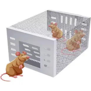 台灣熱銷🌞老鼠籠 抓老鼠 老鼠夾 捕鼠神器 捕鼠籠 滅鼠 捕鼠器 抓老鼠神器 連續捕鼠器 滅鼠器 連續循環 捕鼠只進不出