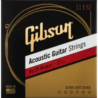 在飛比找蝦皮商城優惠-Gibson Acoustic Strings 80/20 