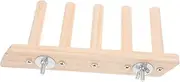 Garneck Space-Saving Cat Wall Shelf 5-Step Wooden Cat Ladder Stairs Pet-Friendly Furniture Wall-Mounted Climbing Frame Stairway Shelf Multi-Functional Platform