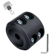 Winch Stopper For Cable Rubber Line Stop Hook Saver With Allen Wrench-Black