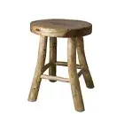 NEW Florabelle Teak Stool Lacquered