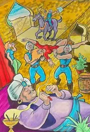 SULTANS GIRL ** MIKE BENNETT'S ORIGINAL ART (2024) 11/25/24