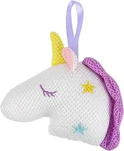 SAFIGLE Unicorn Bath Ball Sponge Cartoon Mesh Shower Exfoliating Sponge for Gentle Skin Cleansing Soft Texture for Family Travel present Giving