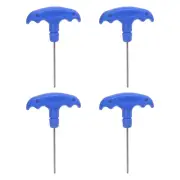4pcs H2 T-Handle Hex Key Wrench 2mm S2 Steel T-Key Inner Hexagon Spanner