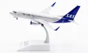 1:200 JC Wings SAS Scandinavian Airlines Boeing B737-700 Airplane Diecast Model