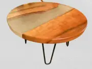 Custom Made Epoxy Resin Console Bar Coffee Table Modern Furniture Entryway Dec