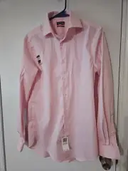 Van Heusen Men’s Size 14-14 1/2, 32|33 Shirt, Slim Fit Stretch with Stain Shield