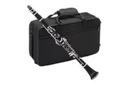 Student Clarinet Black Wood Finish Bb 17 Key with Soft Case MK-104