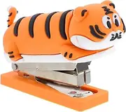 FIXOSHEE Mini Cute Portable Tiger Shaped Stapler for Desk Creative Office Book Stapling Tool Small Handheld Stapler for Students and Teachers