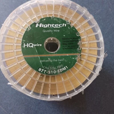 Hightech HQ Wire Hard Brass, Diameter 0.30mm, Tensile 1000N/MM, Weight 6 kg