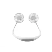 Led Lamp Aromatherapy Sports Neck Fan Usb Charging Portable White Portable Fans