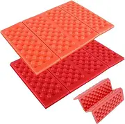 2Pcs Camping Mat 15x11 Inch 4 Fold xpe Waterproof Portable Moisture-Proof Picnic Mat for Outdoor Camping Backpacking, Camp, Picnic