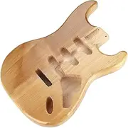 RuiJOTWAT Unfinished ST Guitar Body in Solid Paulownia Wood Painted SSS Pickups