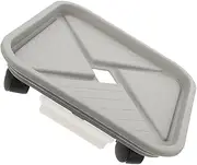 PAMINGONO Plant Tray with Built in Water Container Rolling Planter Trolley with Wheels Sturdy Flowerpot Holder for Easy Movement and Stylish Gardening