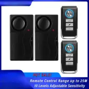 Wireless Vibration Bike Alarm with Remote Control Anti-Theft Alarm 110dB Alarm