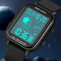 在飛比找樂天市場購物網優惠-手錶 電子錶 運動錶 機械錶 防水手錶 Skmie太空人電子