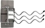 3 Bar Rotating Towel Rack Wall Mount Punch-Free Bathroom Bath Towel Holder Stand Cabinet Door Back Kitchen Accessory Towel bar
