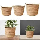 Woven Plant Basket Flower Pots Decoration Planter Basket Plant Container for