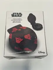 Disney Star Wars Darth Vader Mini Waffle Maker Red And Black Color. Z