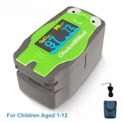 Children Finger Pulse Oximeter Blood Oxygen Saturation Monitor Pulse Rate Meter