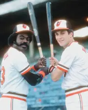 EDDIE MURRAY & CAL RIPKEN JR. 8x10 PHOTO #7 Baltimore Orioles HOF WM