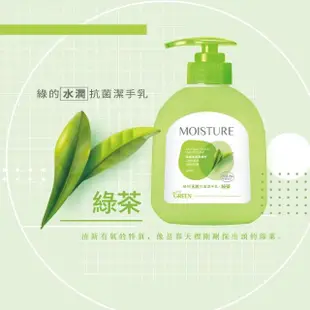 【Green 綠的】水潤抗菌潔手乳加侖桶-綠茶3800mlX4桶(洗手乳)