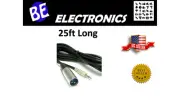 25ft Audio Cable XLR 3P Male to 1/8 3.5mm Stereo Male cable