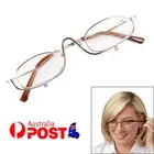Magnifying Makeup & Reading Glasses Two In One Flip Fold Down Rotating Eye Lens