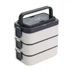 1 Pcs PP Stackable Lunch Container 3000ML Lunch Box New Bento Boxes Outdoor