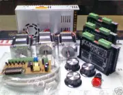 Cnc Mill 3axis PC Control Kit NEMA23 MIRCO STEPPER 22KG