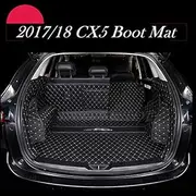 Premium Custom Made Waterproof Boot Liner Cargo Mat Cover Compatible with Mazda CX-5 CX5 2017-2025 (5 Pieces)