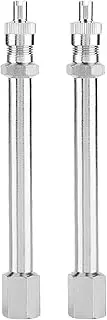Valve Stem Extender, Tire Inflation Adapter, Stem Wheel Air Rod, Straight Design, Leak Resistant, 13x9x1cm, for Vehicles, Car, Trucks, Motorcycles, Bikes, Rv