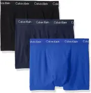 Calvin Klein Men's 237449 3-Pack Stretch Trunk Boxer Brief Underwear Size XL